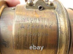 Antique Negretti & Zambra brass lens