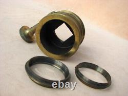 Antique Negretti & Zambra brass lens