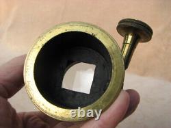 Antique Negretti & Zambra brass lens