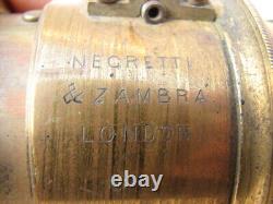 Antique Negretti & Zambra brass lens