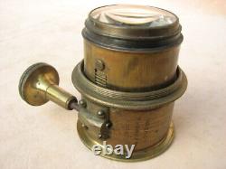 Antique Negretti & Zambra brass lens circa 1900 free UK P&P