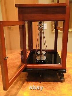 Antique Oertling Scales of London, Thomson, Skinner of Glasgow Case c. 1920