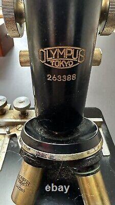 Antique Olympus Tokyo Microscope 263388