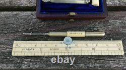 Antique Pocket Drawing Instruments/Drawing Set Gregory Optician, Strand London