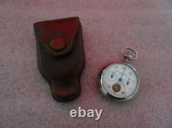 Antique Pocket Watch Pedometer Mechanical Step Counter Horr & Choperena Mexico