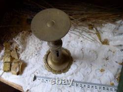 Antique Postal Letter Scale RW Winfield Birmingham Brass Candlestick Balance