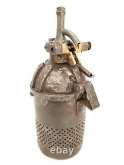 Antique & Rarest Soda Syphon Bottle Primitive Tester Pressure Measuring Armor