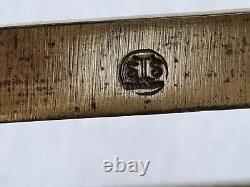 Antique Samuel S Turner Brass Postal Scales Serpentine Oak Base Full Set Weights