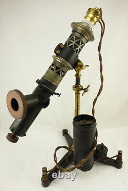 Antique Scientific Carbon Arc Lamp Microscope Projector Nernst Siemens Lighting