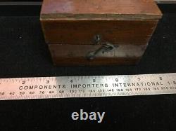 Antique Scientific Instrument In Wood Case