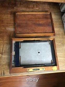 Antique Scientific Instrument In Wood Case