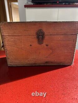 Antique Seiler Instruments Company Theodolite In A LEITZ antique Wooden Box