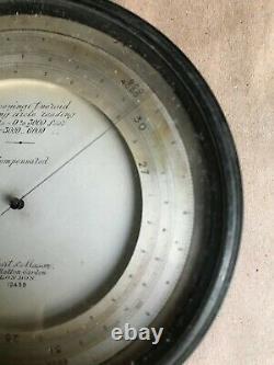 Antique Short & Mason Surveying Aneroid Barometer scientific gauge