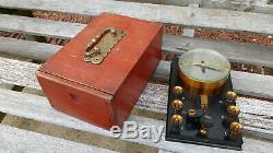 Antique Siemens Bros Galvanometer/Telegraph Key/Testing Apparatus Very Fine