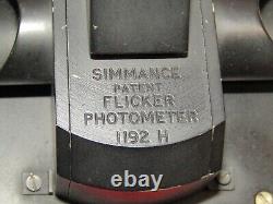 Antique Simmance Patent Flicker Photometer 1192 H Alex Wright & Co. Westminster