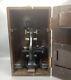 Antique Spencer Microscope S. L. Co. 533/ Original Fitted Wood Case (Lock & Key)
