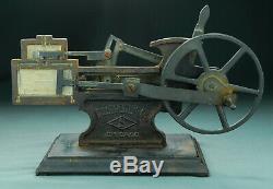 Antique Stoelting Cut Away Cast Iron Brass Steam Engine Demonstrator Sample