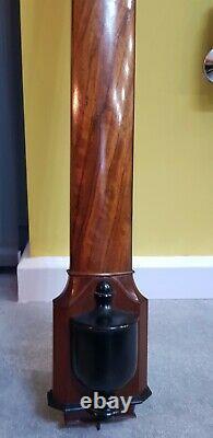 Antique Style Bow Front Wall Hanging Stick Barometer