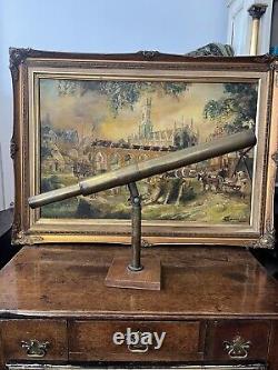 Antique Table Top Brass Telescope