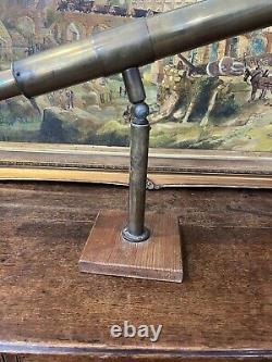 Antique Table Top Brass Telescope