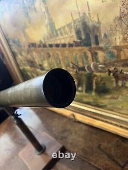 Antique Table Top Brass Telescope