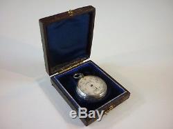 Antique Thermometer Miniature Pillischer London Victorian Silver Cased Very Rare