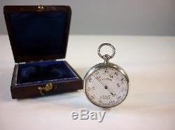 Antique Thermometer Miniature Pillischer London Victorian Silver Cased Very Rare