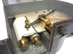 Antique Very Rare Schaeffer Budenberg Railroad Dynamometer Clockwork Recording