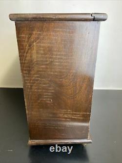 Antique Victor Glass Cased Scales Scientific Weighing Apothecary Large Mahogany