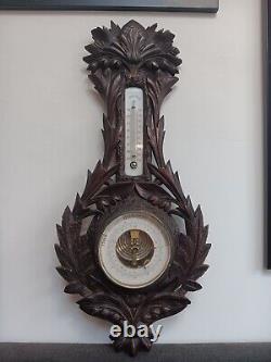 Antique Victorian Black Forest Barometer
