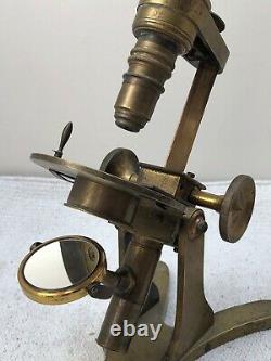 Antique Victorian Brass Microscope John Browning, London