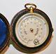 Antique Victorian Cased Pocket Protimeter (Damp Meter) & Thermometer Compendium