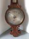 Antique Victorian W. J. Thompson Ashford Kent Oak Aneroid Barometer Arts & Crafts