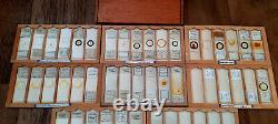 Antique/ Vintage Collection Of Scientific Microscope Slides- 1920 To 1990