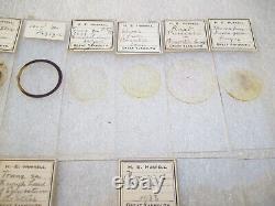 Antique & Vintage Glass Microscope Slides