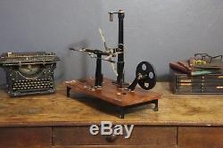 Antique Vintage Science Lab instrument by the central scientific co. Pulley wood