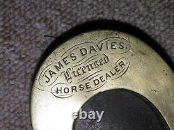 Antique W Day Watchfield Huntspill Somerset Davies Rosewood Horse Tail Docker