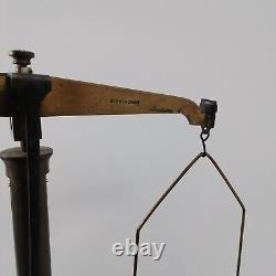 Antique W & T Avery Apothecary Beam Scale 20 Oz Boxed With Weights