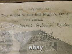 Antique Waite & Bartlett 20 cell Galvanic Battery