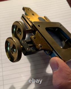 Antique Watson Brass Full Mechanical Microscope Stage for Edinburgh-H Model
