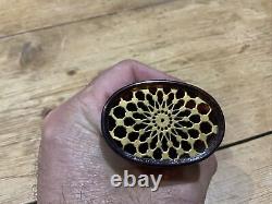 Antique Well Made High Quality Ear Trumpet Faux Turtle Shell