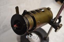 Antique brass ISGT Cooke Troughton Simms Microscope magnifying lamp