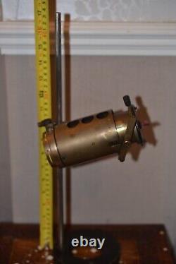 Antique brass ISGT Cooke Troughton Simms Microscope magnifying lamp