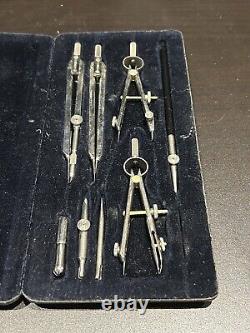 Antique compass drafting set