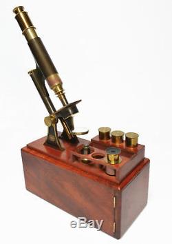 Antique compound Smith & Beck Educational Microscope, London made, circa 1860