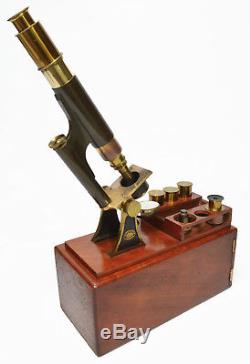 Antique compound Smith & Beck Educational Microscope, London made, circa 1860