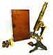Antique compound microscope by Charles Baker of London