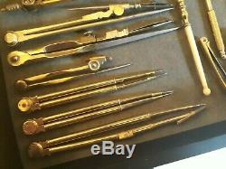 Antique drawing instruments