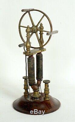 Antique early electric motor/revolving armature engine, Daniel Davis around 1845