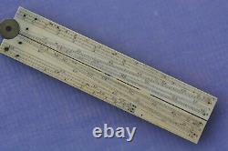 Antique folding Sector early calculating instrument Rothwell Manchester bone
